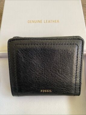 Fossil Black Leather Wallet